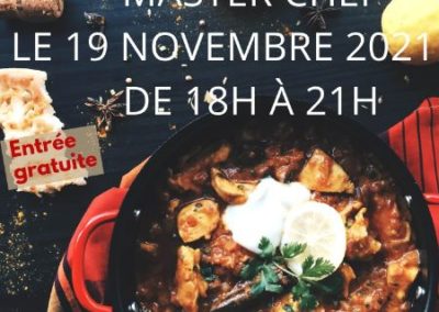 19 novembre 21 – Soirée Master Chef