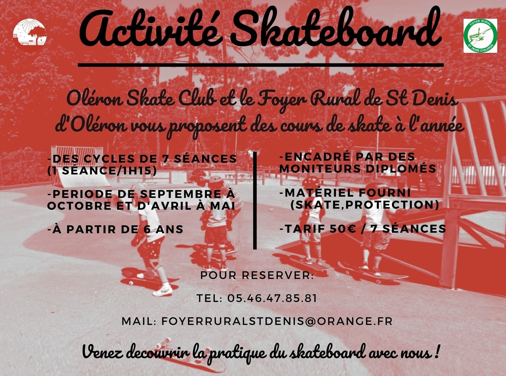 Affiche Skateboard 2022 – 2023- OSSC – FR – Version définitive