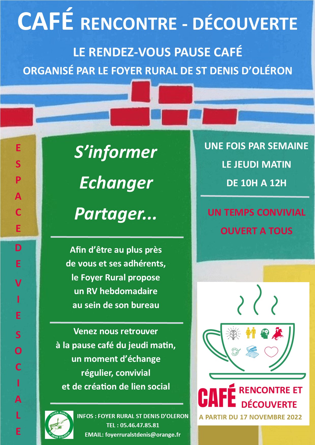 Affiche Café Rencontre – Découverte