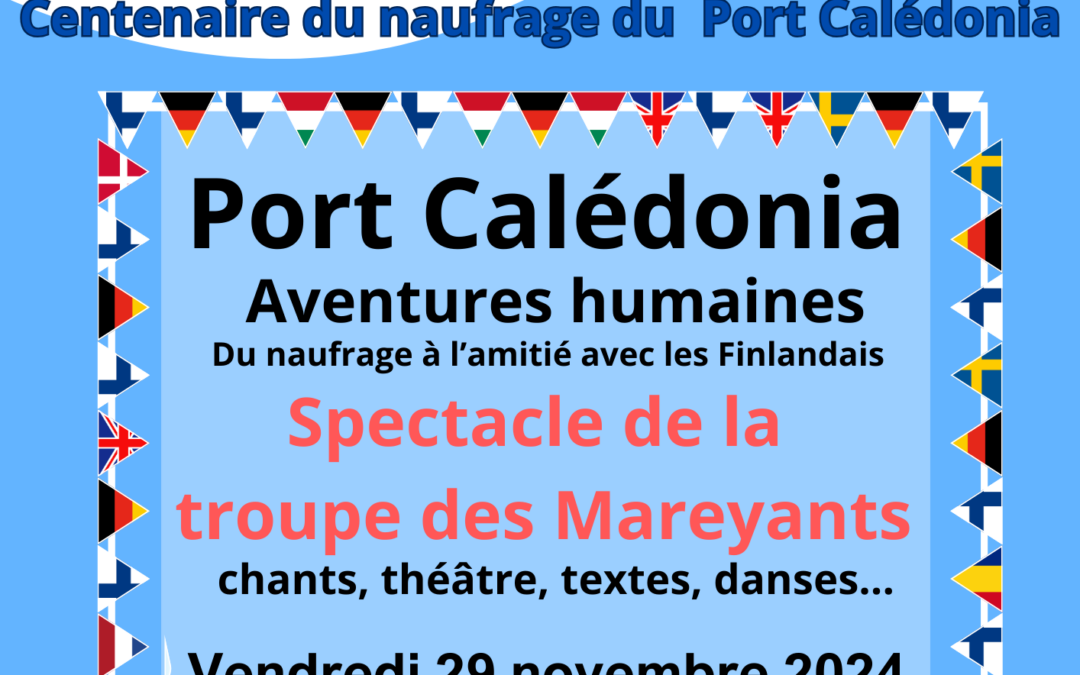 Commémoration du naufrage du Port Caledonia du 29 novembre au 6 décembre 2024