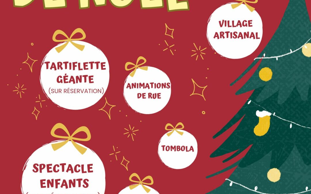 Marché de Noel – Téléthon Dimanche 30 novembre à la place du marché de St Denis d’Oléron