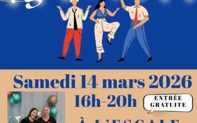 Guinguette samedi 14 mars 2026 de 16h à 20h